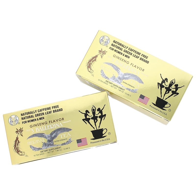 Ginseng Slim Tea - Herbal Supplement, Twin Pack