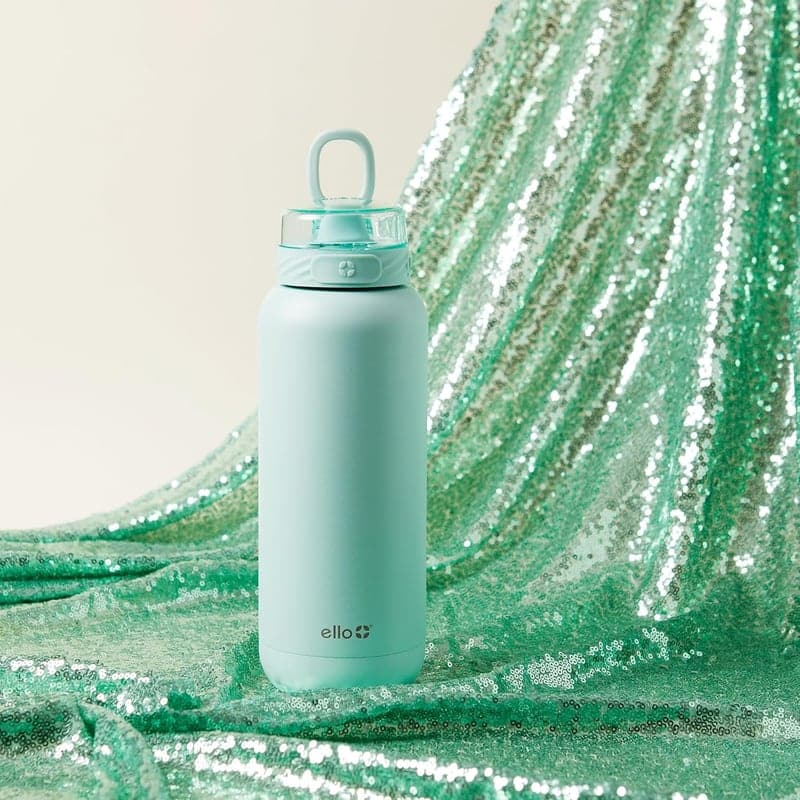 32oz Stainless Steel Straw Bottle, Vacuum Insulated