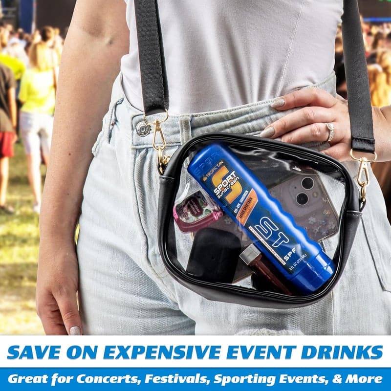 Travel Sunscreen Flask Set (16 oz) with Funnel & Spout