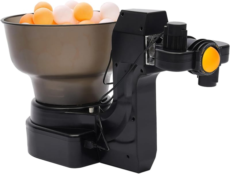 Ping Pong Training Robot with Wireless Remote, Black