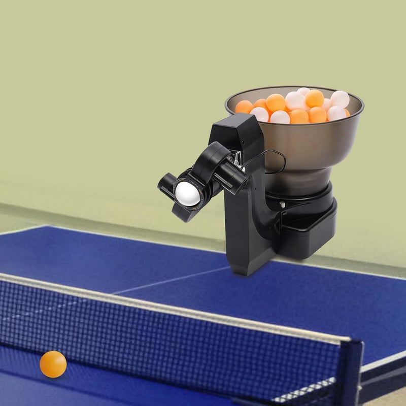 Ping Pong Training Robot with Wireless Remote, Black