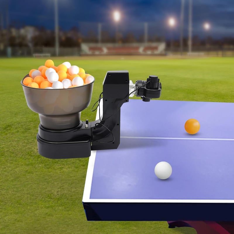 Ping Pong Training Robot with Wireless Remote, Black