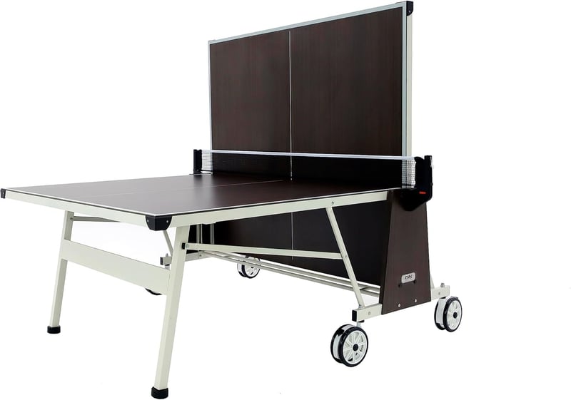 Outdoor Table Tennis Table with 4-Player Set Bundle