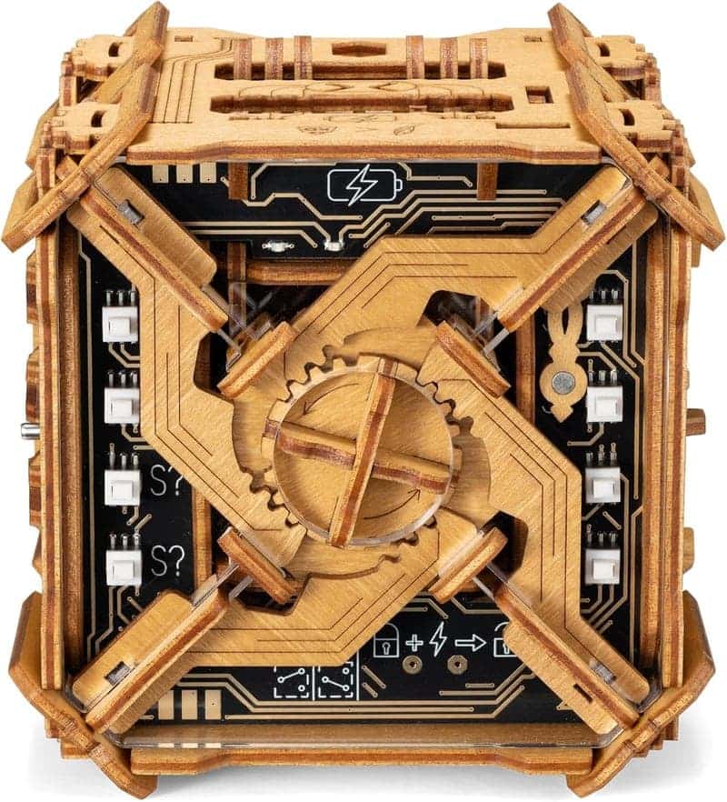 Birthday Gift 3D Wooden Money Puzzle Box
