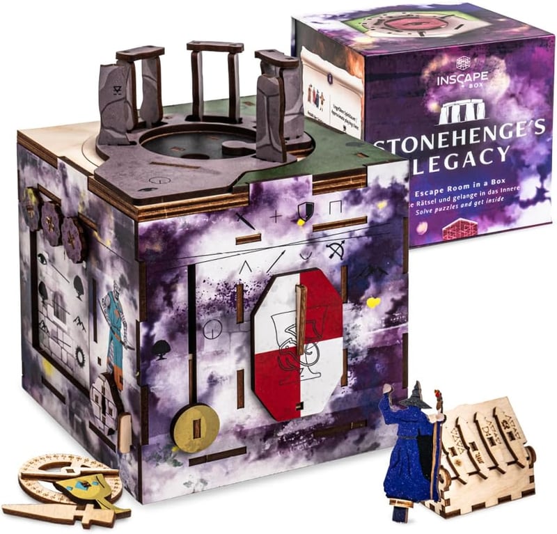 Stonehenge Puzzle Box for Adults - Interactive Brain Teaser