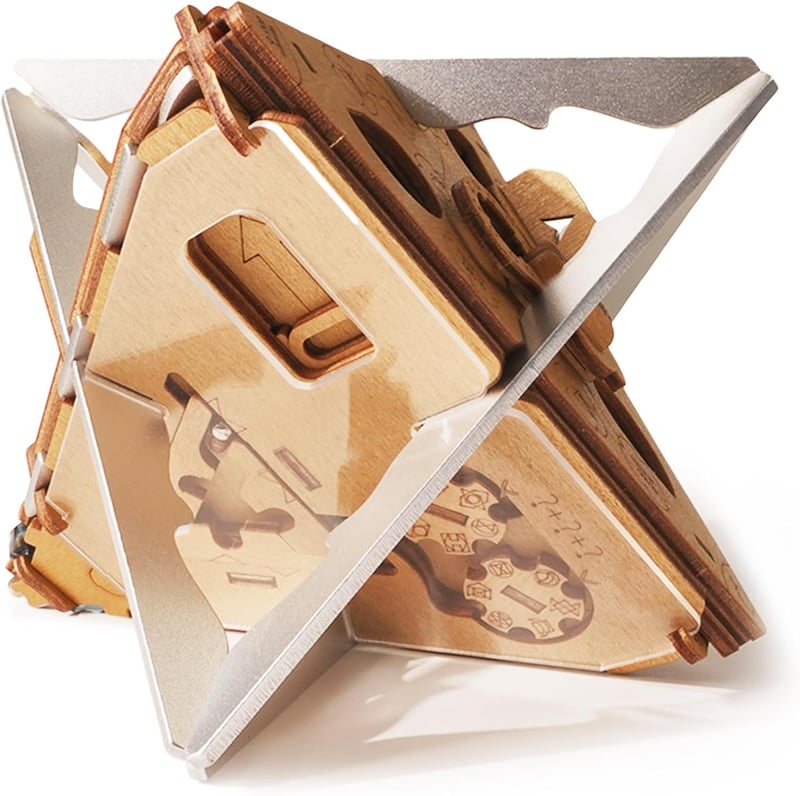 Anti-Gravity Wooden Puzzle Box for Adults