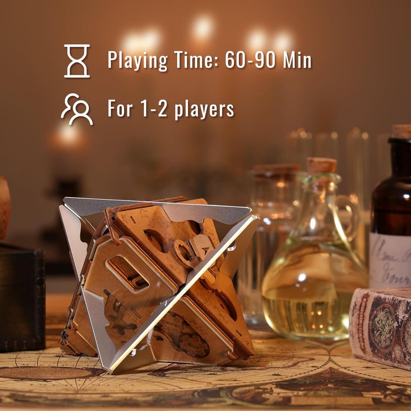 Anti-Gravity Wooden Puzzle Box for Adults