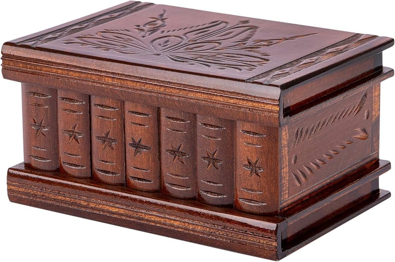 Puzzle Box with Hidden Compartments for Gifts