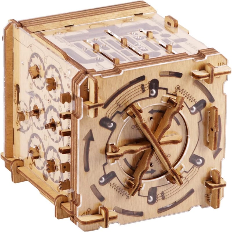 Birthday Gift: 3D Wooden Puzzle Box for Adults