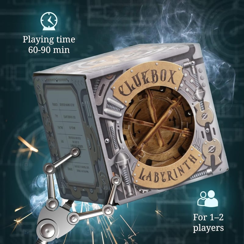 Birthday Gift: 3D Wooden Puzzle Box for Adults