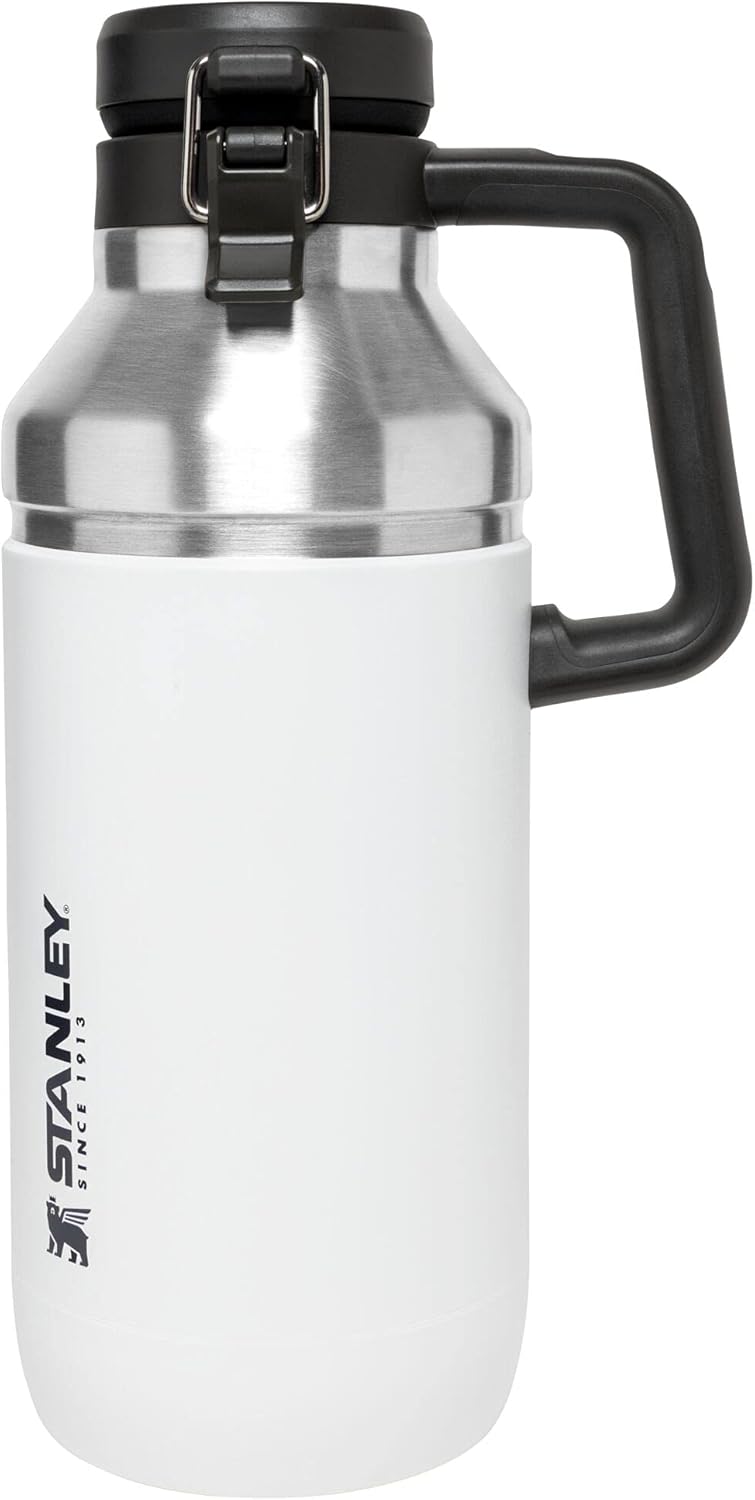 64 oz Insulated Stainless Steel Growler – Keeps Drinks Cold or Hot