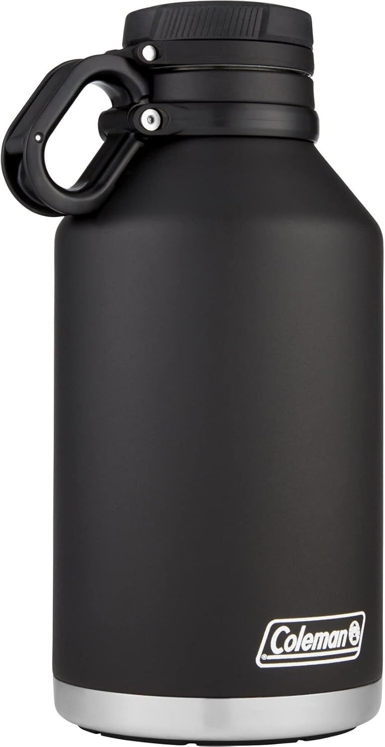 Coleman Black 64oz. Insulated Steel Growler