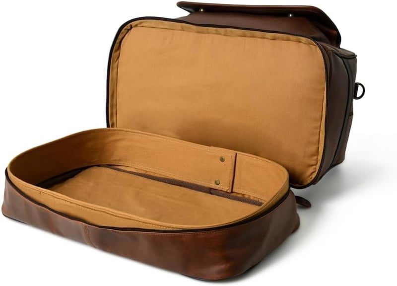Weekender Travel Duffel Bag with Shoe Compartment, Waterproof