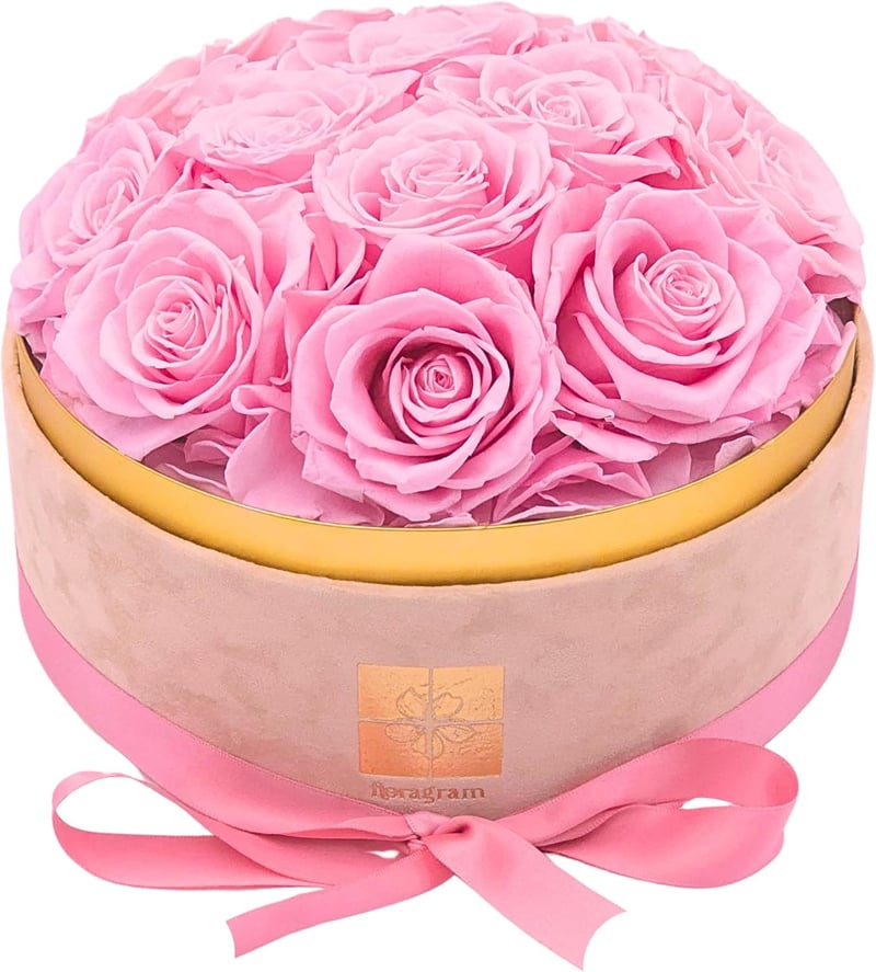Mother's Day Preserved Roses in Acrylic Dome