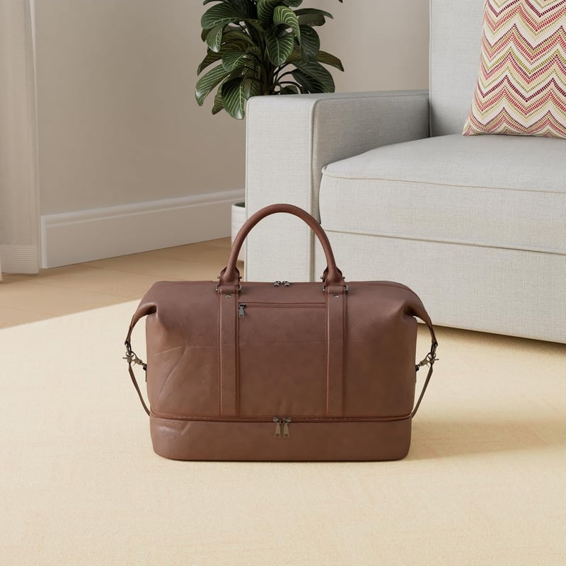 Weekender Travel Bag with Shoe Compartment