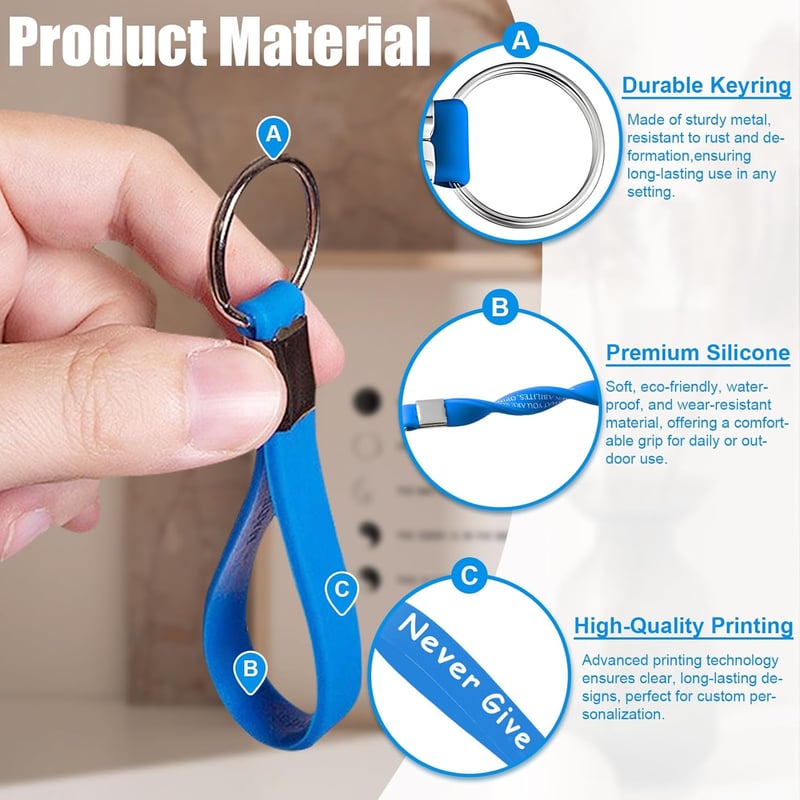 Custom Silicone Keychains for Events