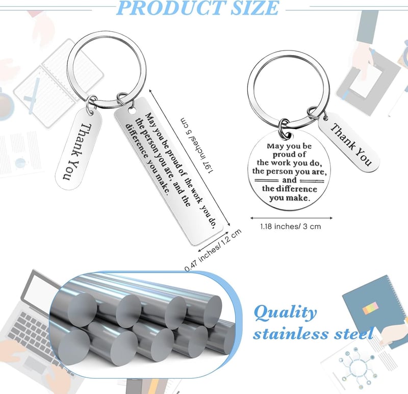 Employee Appreciation Keychain Set