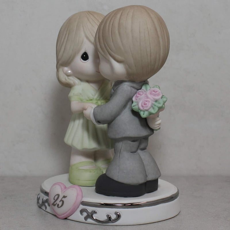 25th Anniversary Bisque Porcelain Figurine by Precious Moments