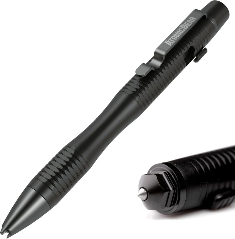 Tactical Self-Defense Pen with Glass Breaker for Men