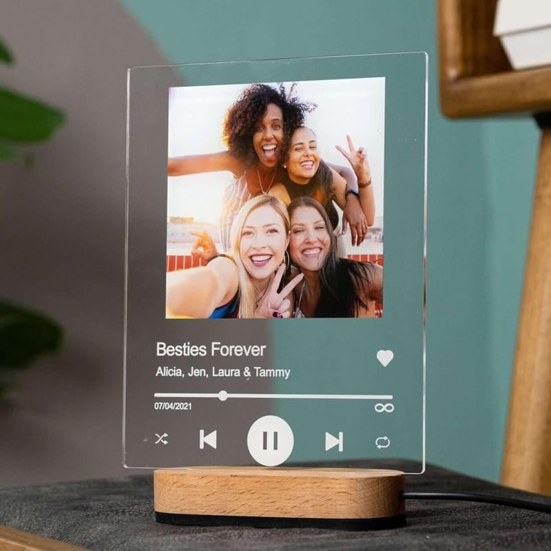 Mother's Day Custom Song Night Light for Mom