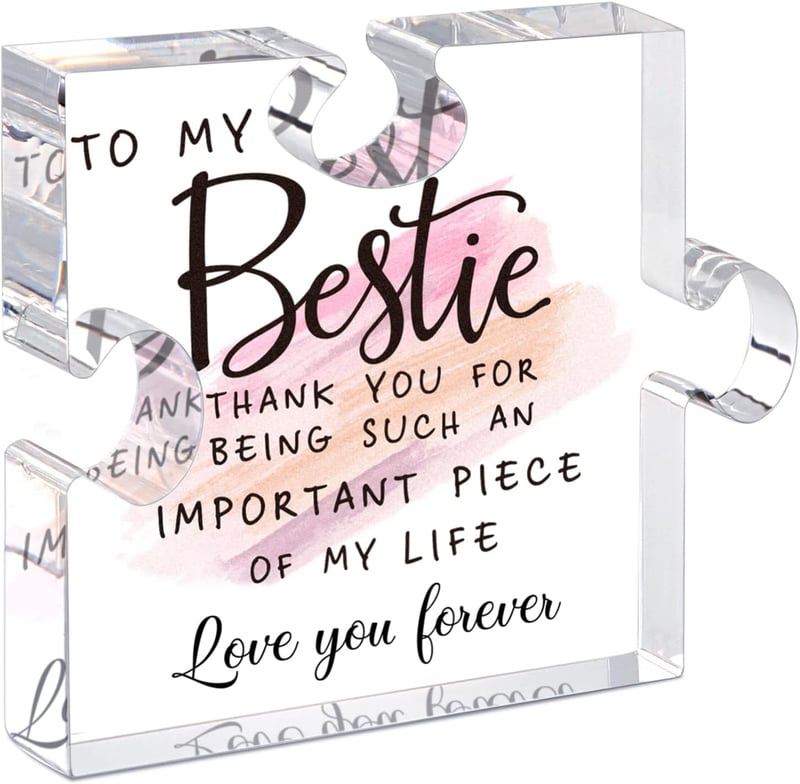 Friendship Acrylic Puzzle Gift for Women