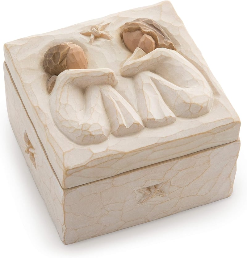 Friendship Keepsake Box – Hand-Painted Jewelry Organizer