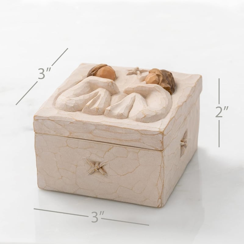 Friendship Keepsake Box – Hand-Painted Jewelry Organizer