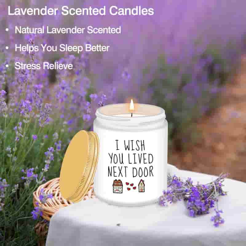 Birthday Lavender Scented Candle for Women