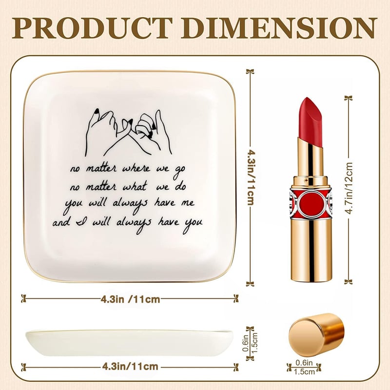 Friendship Ceramic Ring Dish – Gifts for Women Going Away