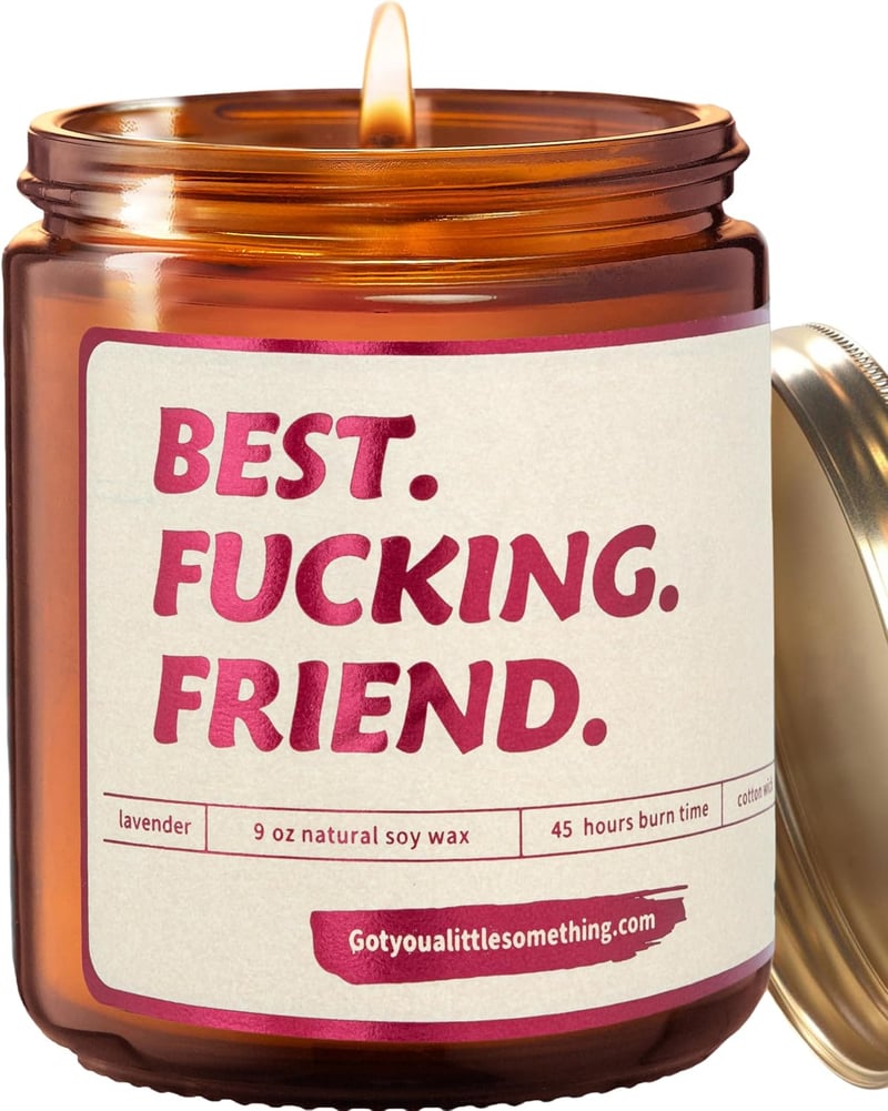 Best Friend Birthday Soy Wax Lavender Candle Gift for Women