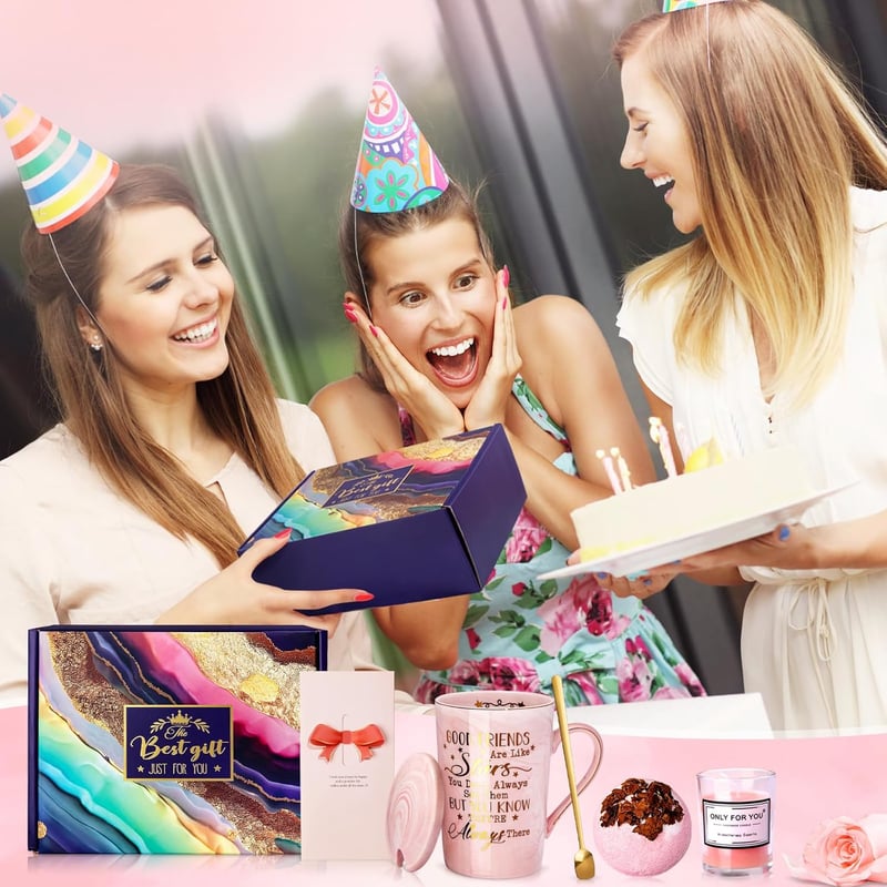 Birthday Coffee Mug Set for Best Friends