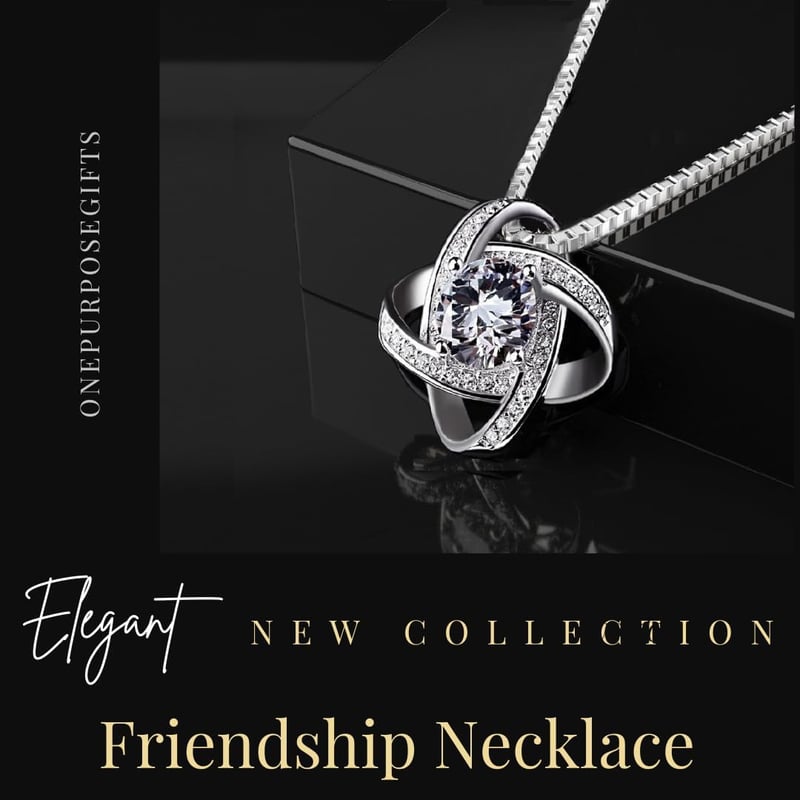 Friendship Necklace - Birthday Gift for Women Best Friend