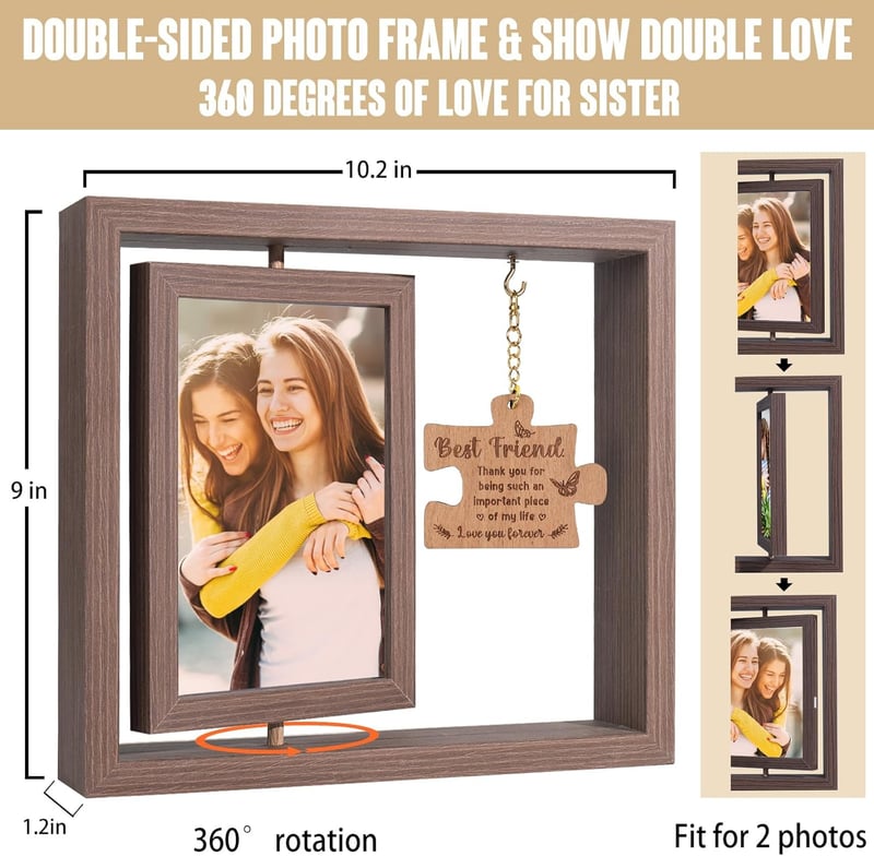 Mother's Day Friendship Picture Frame 4x6 - Gift for Women