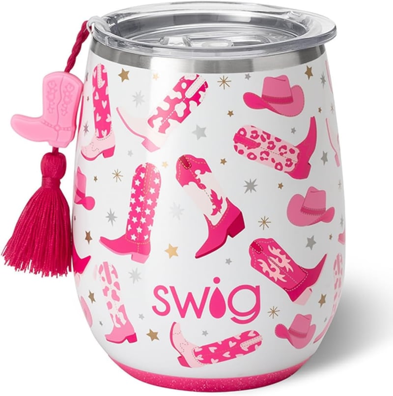21st Birthday Stemless Wine Tumbler, Insulated Steel Cup with Lid