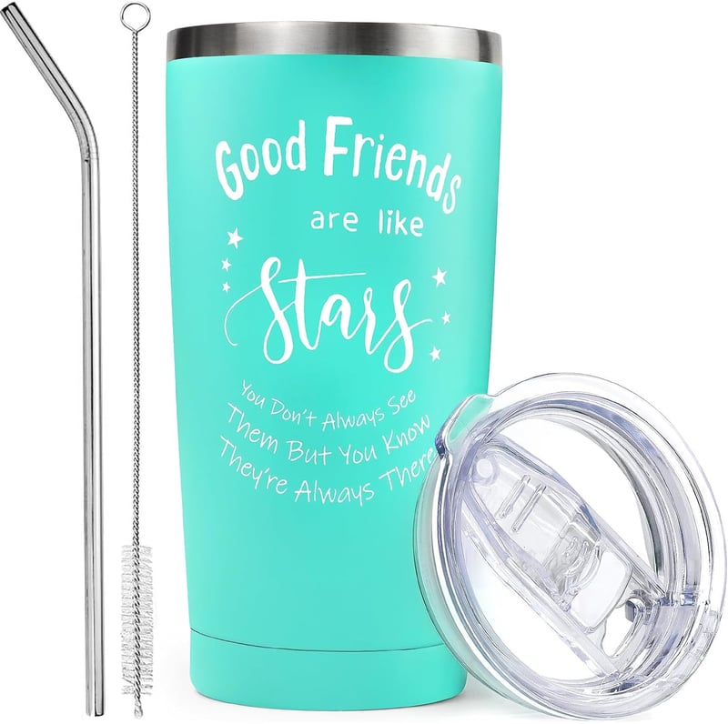 Best Friend Insulated Tumbler - 20oz with Straw and Lid