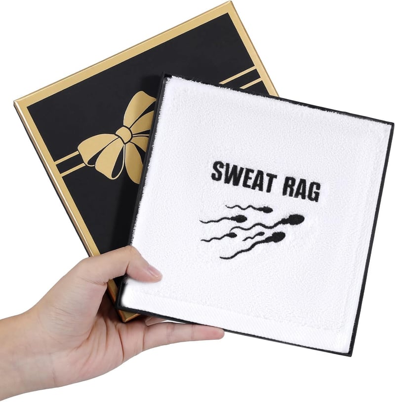 Christmas Gift Embroidered Funny Rag for Men
