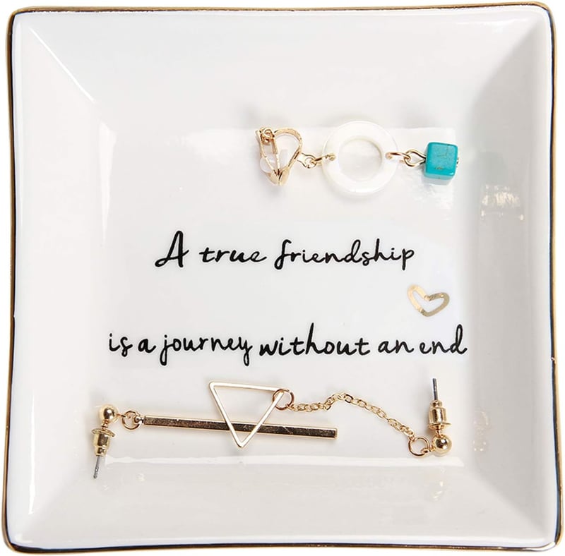 Mother's Day Ceramic Jewelry Tray for Mom, Sister, Friends