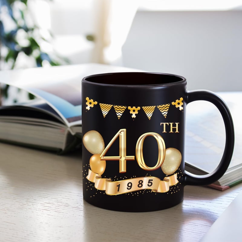 40th Birthday Coffee Mug - 1985 Gift for Men and Women