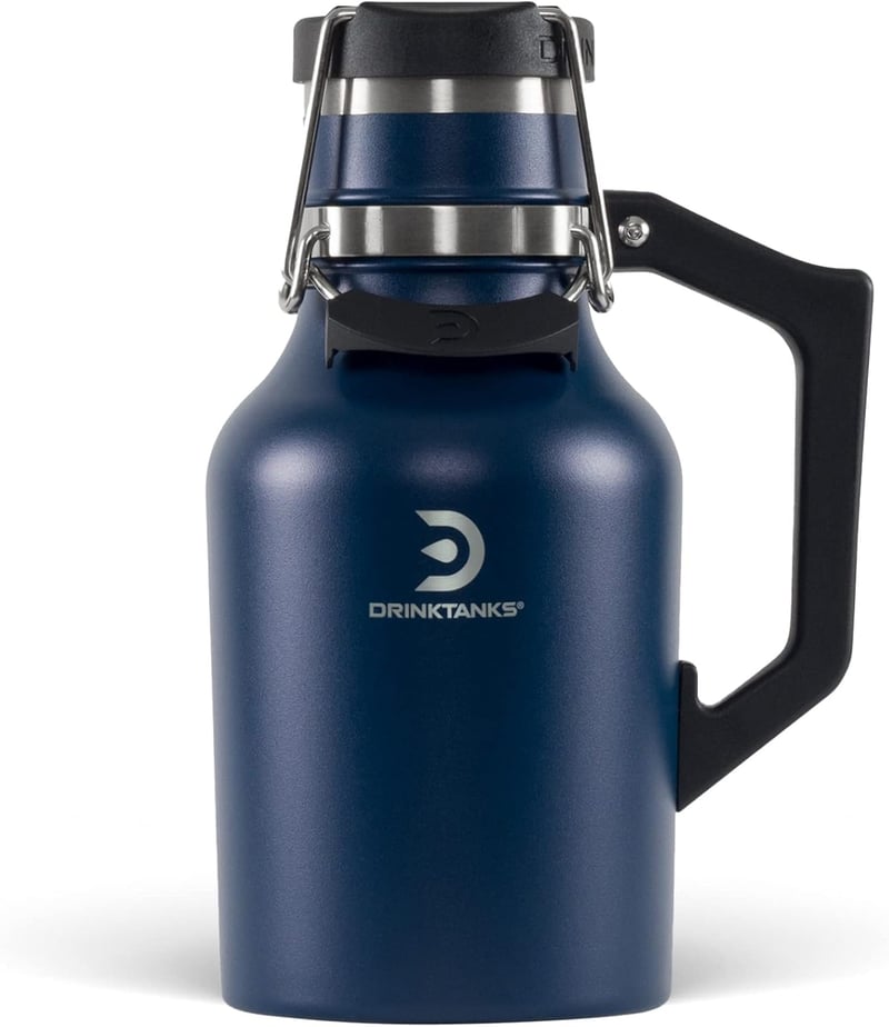 Passivated Stainless Steel 32 Oz Growler
