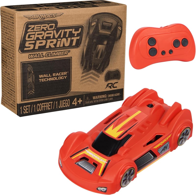 Zero Gravity RC Wall Climber Car, Red