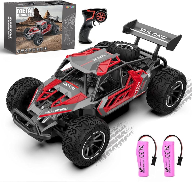 RC Off-Road Car, 2WD 22km/h, Gift for Kids & Adults