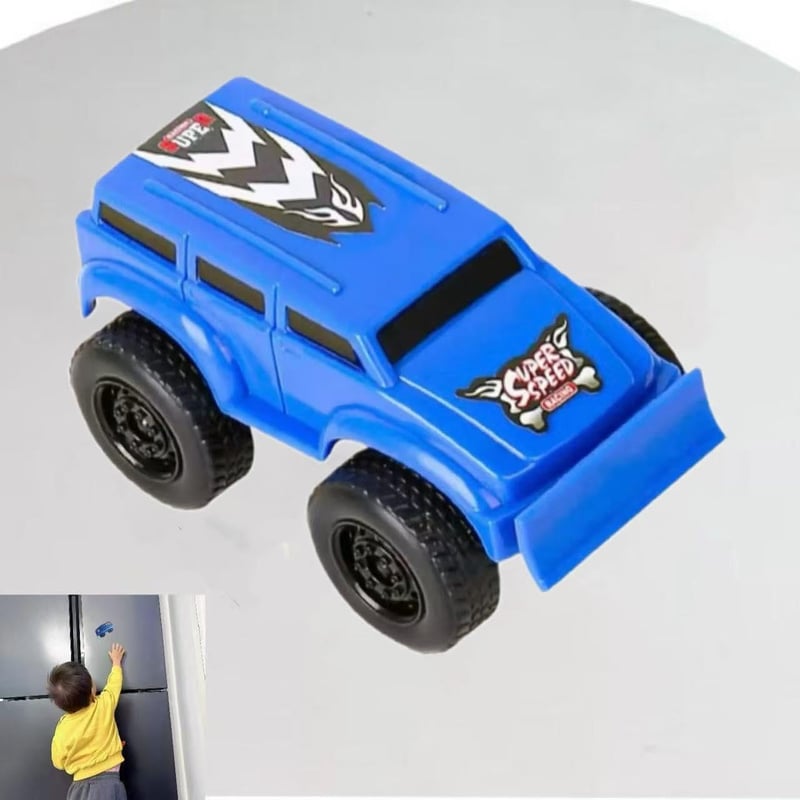 Anti-Gravity Wall Climbing Car Toy - Blue