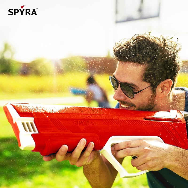 SpyraLX Outdoor Water Blaster, Manual, Red