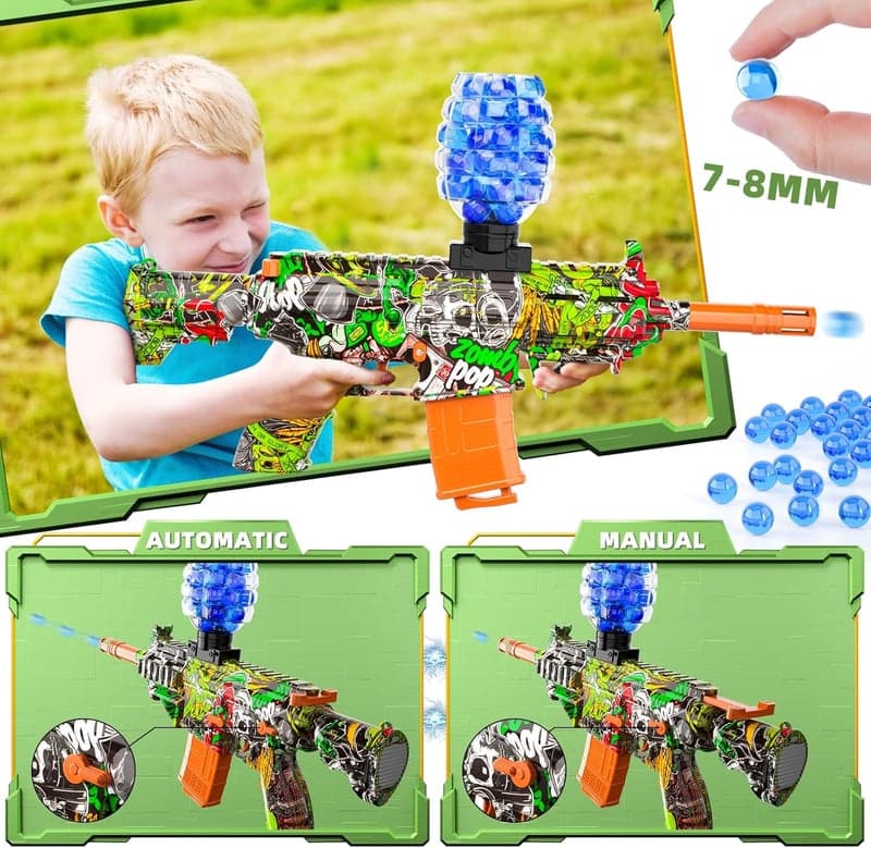 Gel Ball Blaster Gun, Rechargeable Automatic for Adults