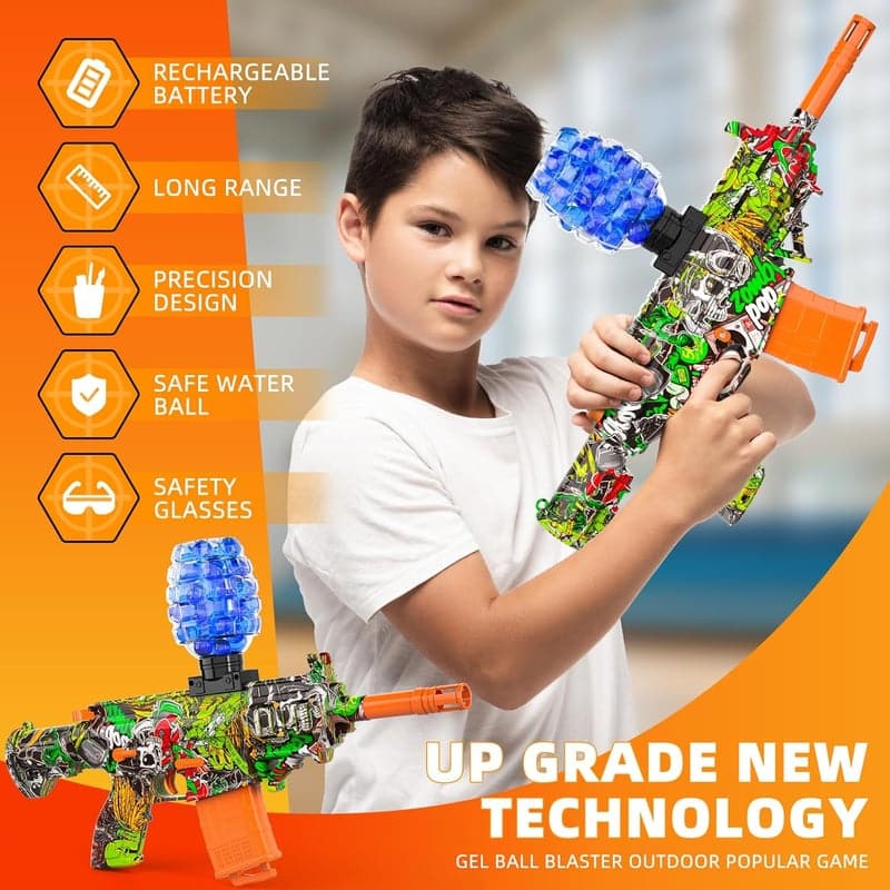 Gel Ball Blaster Gun, Rechargeable Automatic for Adults