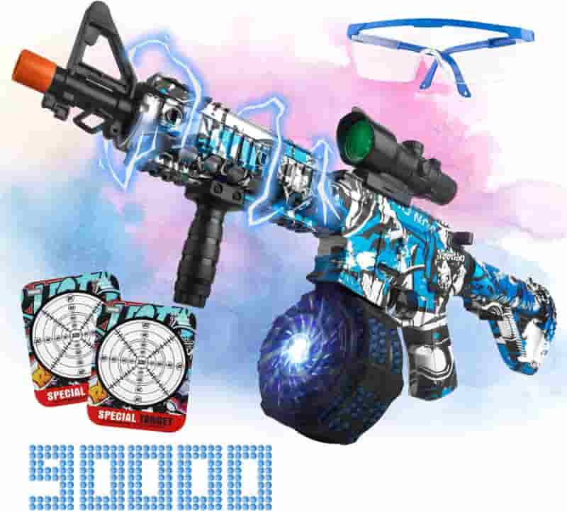 Automatic Gel Ball Blaster with Goggles for Outdoor Play