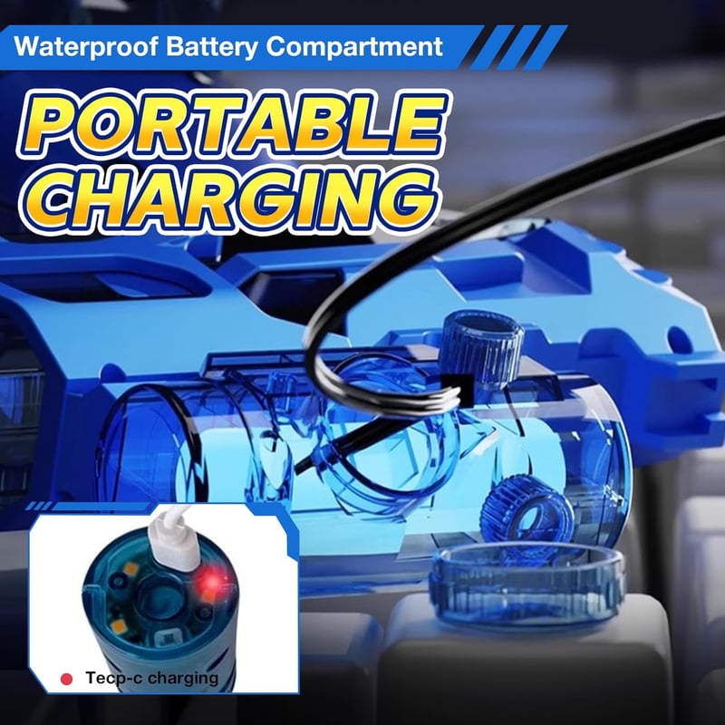 Summer Electric Water Gun for Adults & Kids, Blue