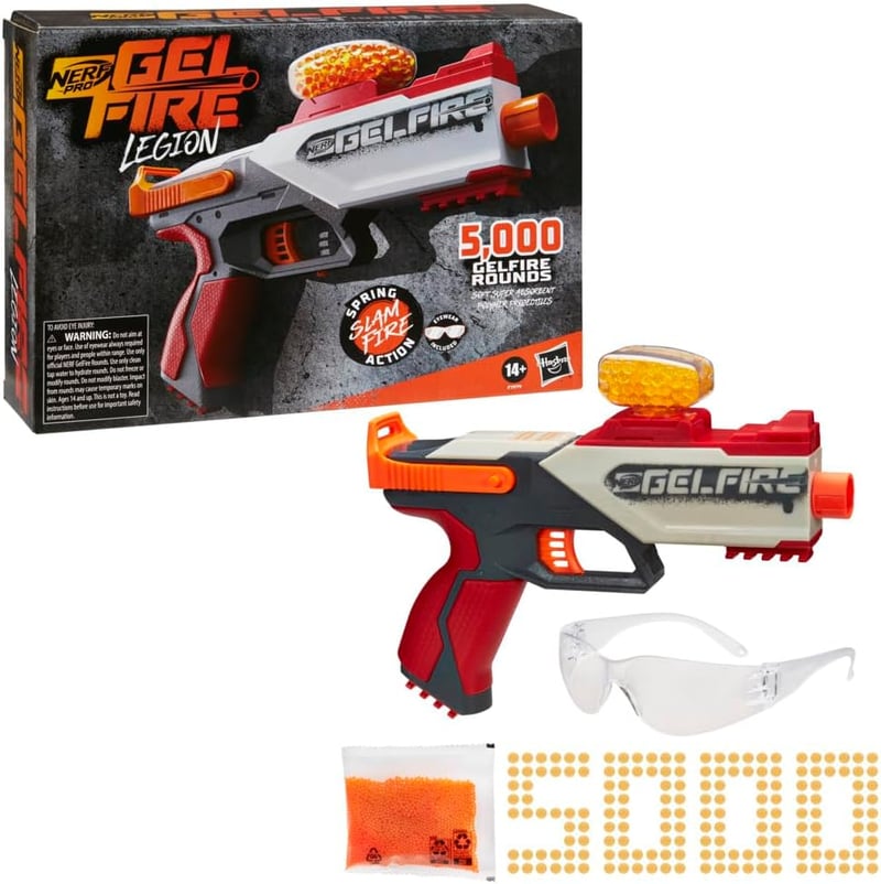 Nerf Pro Gelfire Blaster with Eyewear & 130 Hopper