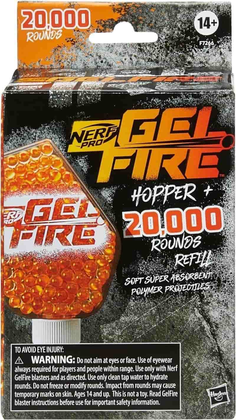 Nerf Gelfire Refill Blaster, 800-Round Hopper, Ages 14+