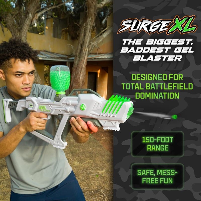 Gel Blaster Surge XL – Triple Burst Toy Gun for Ages 14+